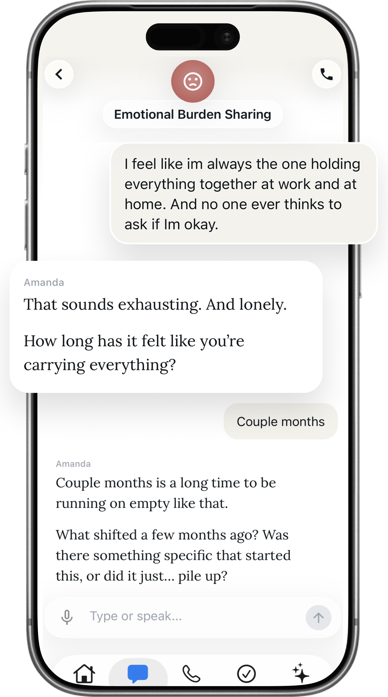 Innermost AI chat conversation
